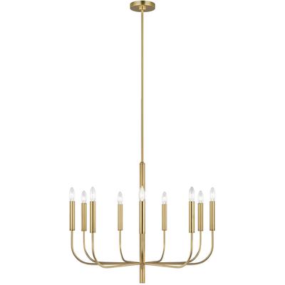 Generation Lighting Designers - Brianna Medium Chandelier - Burnished Brass - EC1009BBS