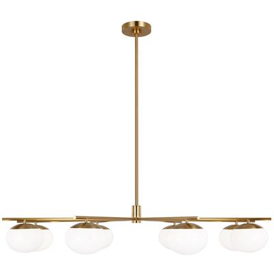 Generation Lighting Designers - Lune Extra-Large 8-Light Chandelier - Burnished Brass - EC1258BBS