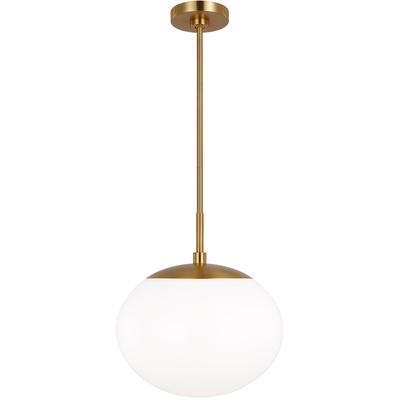 Generation Lighting Designers - Lune Large 1-Light Pendant - Burnished Brass - EP1341BBS