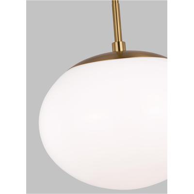 Generation Lighting Designers - Lune Large 1-Light Pendant - Burnished Brass - EP1341BBS