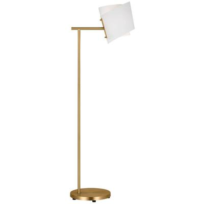 Generation Lighting Designers - Paerero Medium 1-Light Floor Task Lamp - Burnished Brass - ET1501BBS1