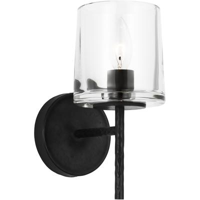 Generation Lighting Designers - Marietta 1-Light Wall Sconce - Aged Iron - EV1001AI