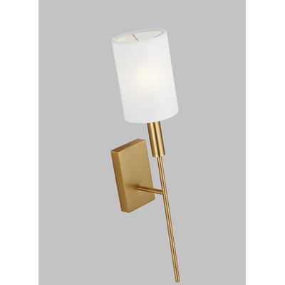 Generation Lighting Designers - Brianna 1-Light Tail Sconce - Burnished Brass - EW1161BBS