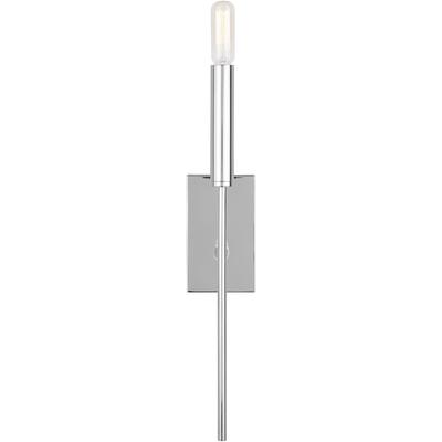 Generation Lighting Designers - Brianna 1-Light Tail Sconce - Polished Nickel - EW1161PN