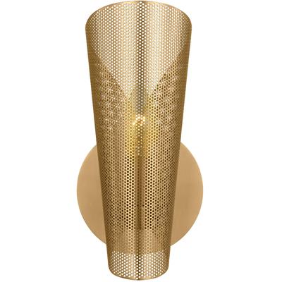 Generation Lighting Designers - Plivot Medium Single Sconce - Burnished Brass - LXW1031BBS