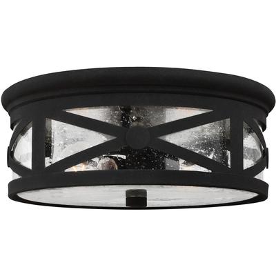 Generation Lighting - Lakeview 2-Light Outdoor Ceiling Flush Mount - 7821402-12