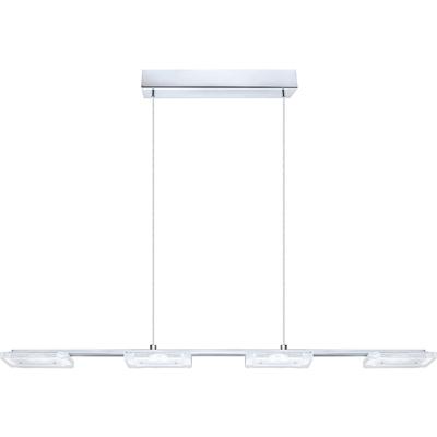 EGLO - Cartama 4-Light LED Linear Pendant - Chrome - 201733A