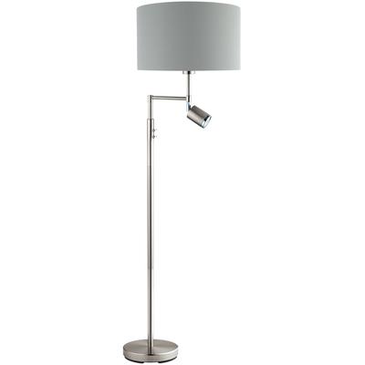 EGLO - Santander 2-Light Floor Lamp - Matte Nickel - 201828A