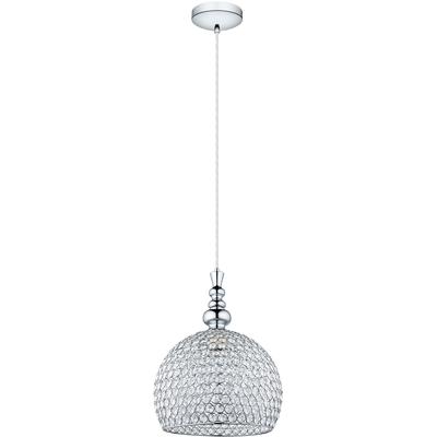 EGLO - Bonares 2 1-Light Pendant - Chrome Shade - 202176A
