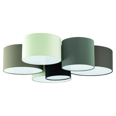 EGLO - Pastore 6-Light Ceiling Light - White/Black/Taupe/Grey/Cappuccino - 203559A