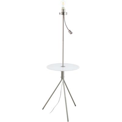 EGLO - Policara 1-Light Floor Lamp - Matte Nickel - 203676A