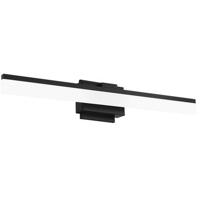 EGLO - Palmital 1-Light Integrated LED Vanity Light - Matte Black - 204053A