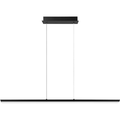 EGLO - Pellaro 1 1-Light LED Linear Pendant - Matte Black - 204092A