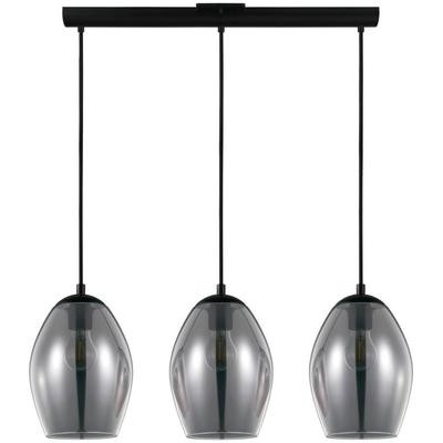 EGLO - Estanys 3-Light Pendant - Black - 204238A