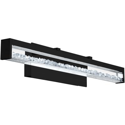 EGLO - Cardito 1-Light Integrated LED Vanity Light - Black - 204257A