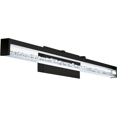 EGLO - Cardito 1-Light Integrated LED Vanity Light - Black - 204258A