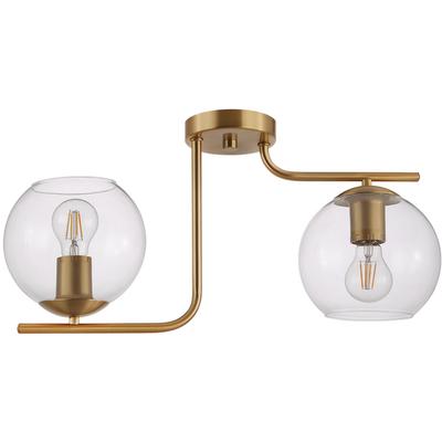 EGLO - Marojales 2-Light Ceiling Light - Brushed Gold - 204336A