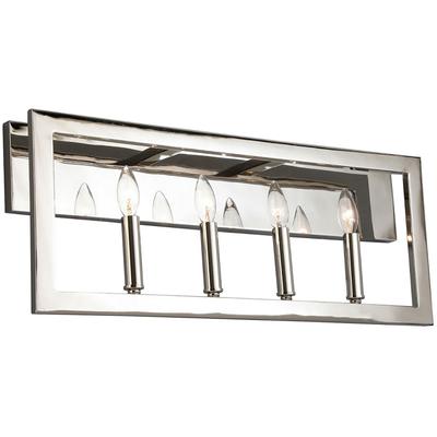 EGLO - Jordan 4-Light Vanity Light - Satin Nickel - 204478A