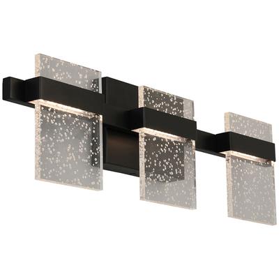 EGLO - Madrona 3-Light Integrated LED Vanity Light - Black - 204486A