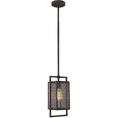 EGLO - Garraux 1-Light Outdoor Wall Light - Rust - 204549A