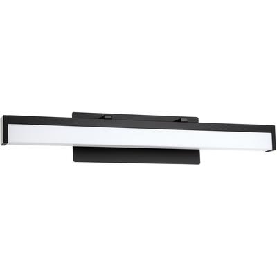 EGLO - Hemlock 1-Light Integrated LED Vanity Light - Matte Black - 205129A