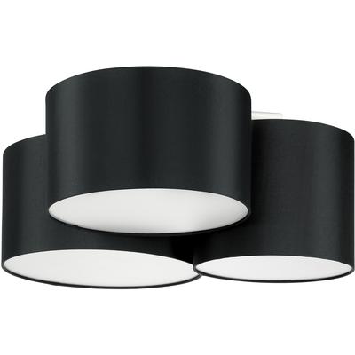 EGLO - Pastore 2 3-Light Ceiling Light - Black - 205186A