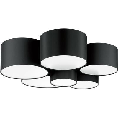 EGLO - Pastore 2 6-Light Ceiling Light - Black - 205187A