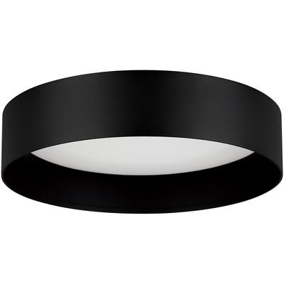 EGLO - Ester 1-Light Integrated LED Ceiling Light - Black - 205628A