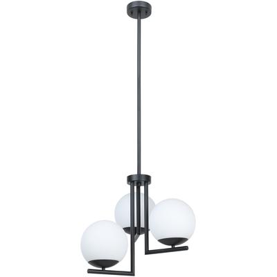EGLO - Denver 3-Light Pendant - Black - 205755A