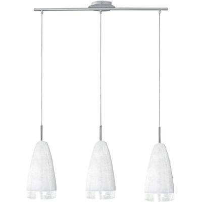 EGLO - Crash 3-Light Linear Pendant - Matte Nickel - 20598A