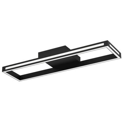 EGLO - Salvilanas 1-Light Integrated LED Ceiling Light - Black - 206019A