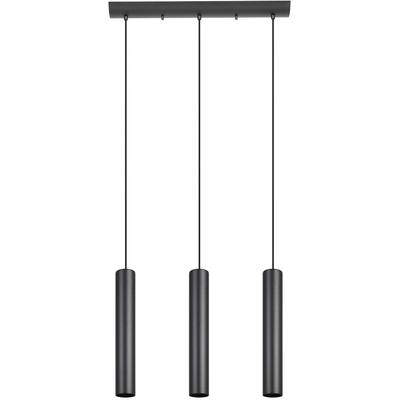 EGLO - Tortoreto 3-Light Linear Pendant - Black - 206061A
