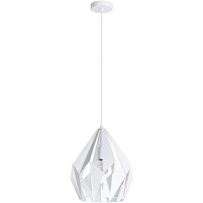 EGLO - Carlton 1-Light Pendant - White - 206089A