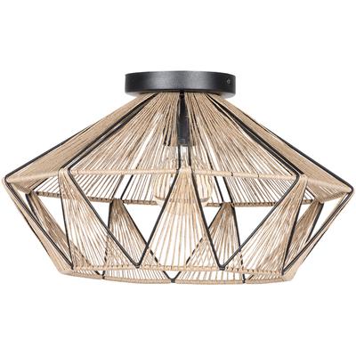 EGLO - Adwickle 1-Light Dual Mount Ceiling/Pendant Light - Black - 206108A