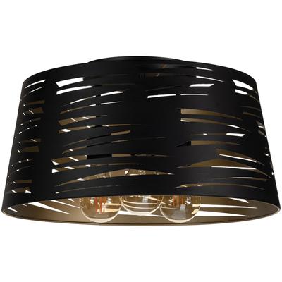 EGLO - Akers Mill 2-Light Ceiling Light - Black - 206307A