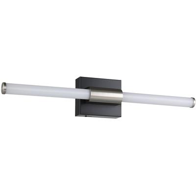 EGLO - Danika 1-Light LED Vanity Light - Matte Black/Gold - 206374A