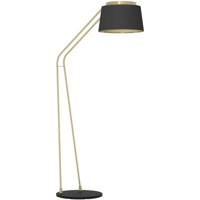 EGLO - Almerimar 1-Light Floor Lamp - Brushed Gold/Black - 206619A
