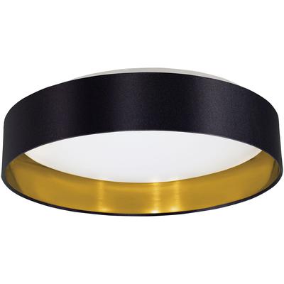 EGLO - Maserlo 1-Light Integrated LED Ceiling Light - Black/Gold - 31622A