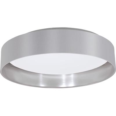 EGLO - Maserlo 1-Light Integrated LED Ceiling Light - Grey/Sliver - 31623A