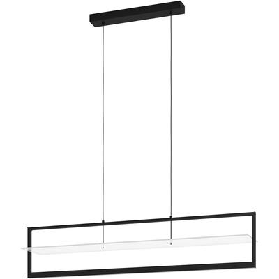 EGLO - Farneta 1-Light Integrated LED Linear Pendant - Black - 390024A