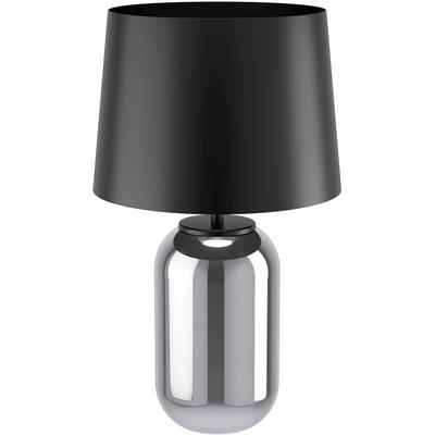 EGLO - Cuite 1-Light Table Lamp - Chrome Smoked Glass - 390063A