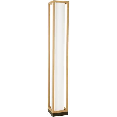 EGLO - Granados 4-Light Floor Lamp - Natural Wood Frame - 390103A