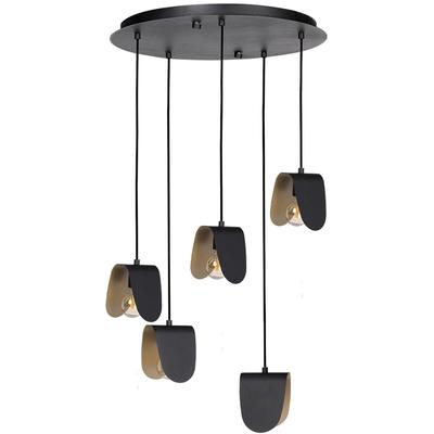 EGLO - Serenara 5-Light Cascade Pendant Black - 390183A