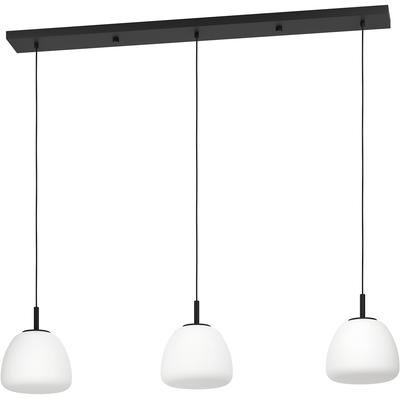 EGLO - Balmes 3-Light Linear Pendant - Black - 390202A