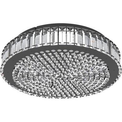 EGLO - Balparda Integrated LED Ceiling Light - Black Crystal Elements - 390248A