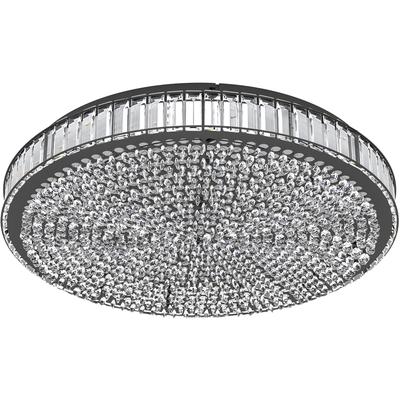 EGLO - Balparda Integrated LED Ceiling Light - Black Crystal Elements - 390249A