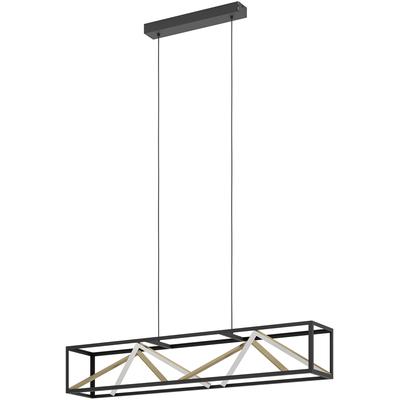 EGLO - Penela 1-Light LED Linear Pendant - Black/Gold - 390417A