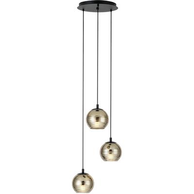 EGLO - Lemorieta 3-Light Round Cascade Pendant - Black - 39685A