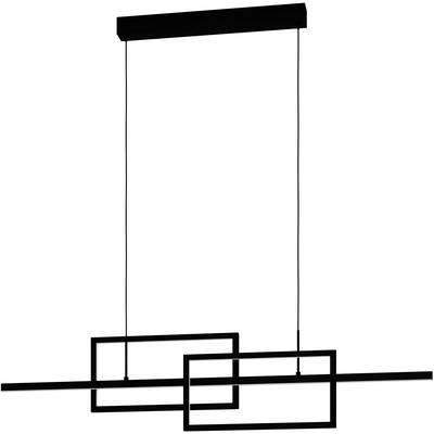 EGLO - Puebla Integrated LED Linear Pendant - Black - 39797A
