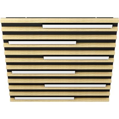 EGLO - Marreira LED Square Ceiling Light - Black - 39898A